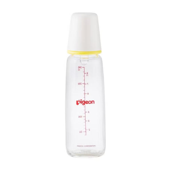 Pigeon Glass Nurser K-8 240ml White - MamaApp Qatar