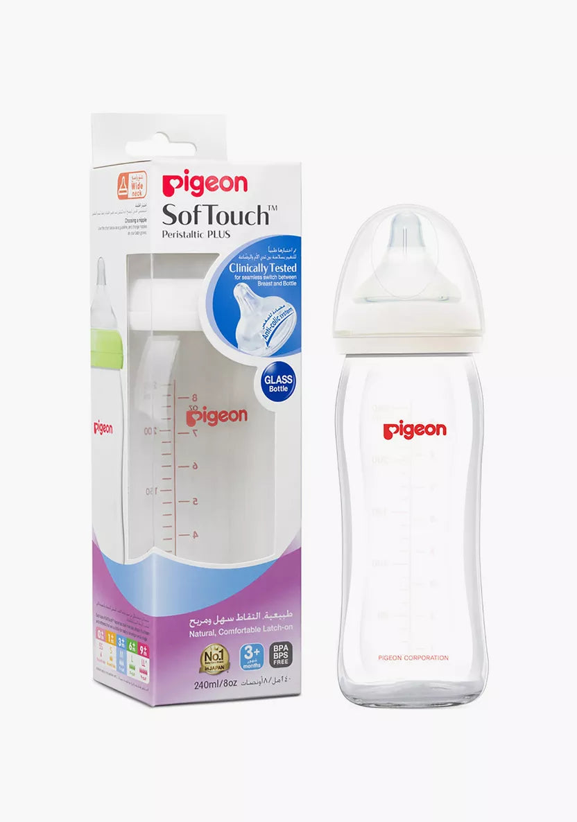 Pigeon Softouch Glass Bottle