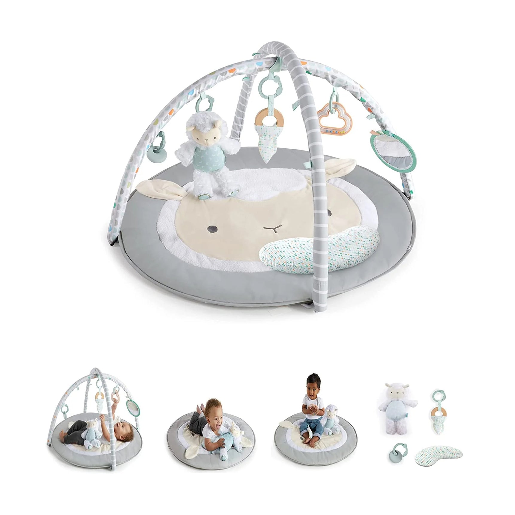 Bright Starts Ingenuity Plush Euro Activity Gym