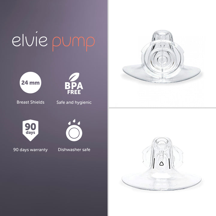 Elvie Pump Breast Shield - 24mm (2 pack)