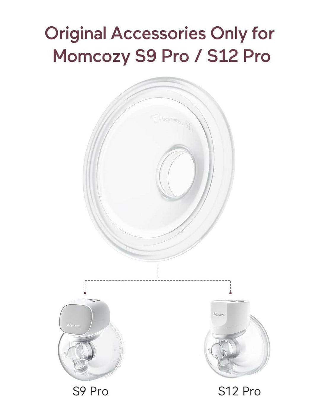 Momcozy Double Layer Flange for S12 Pro Wearable Pump 24 mm