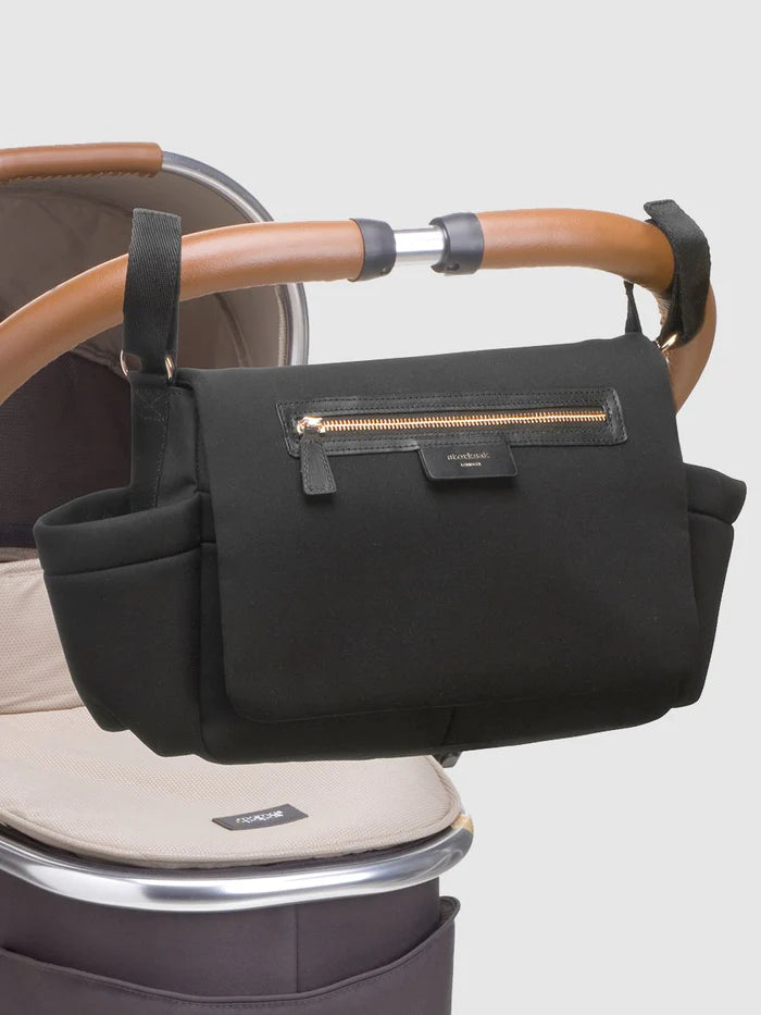 Storksak Stroller Organiser Luxe - Black Scuba