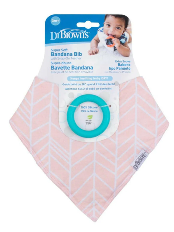 Dr. Brown's Bandana Bib with Teether