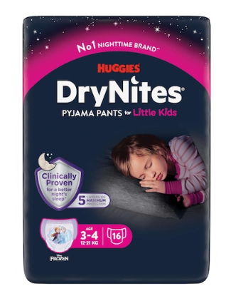 Huggies Dry Nites Pyjama Pants 3-4 Years
