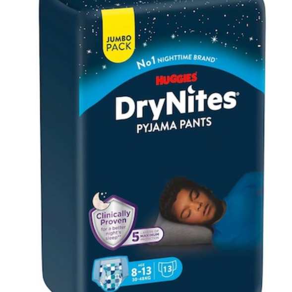 Huggies DryNites Pyjama Pants Teen 8-13Years