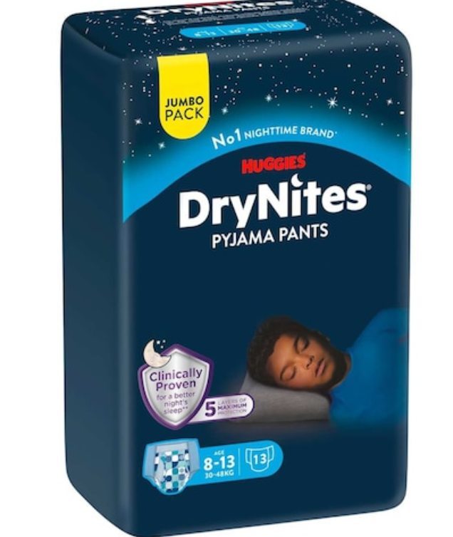Huggies DryNites Pyjama Pants Teen 8-13Years