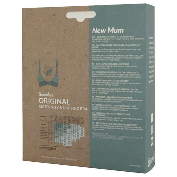 Carriwell Seamless Original Maternity & Nursing Bra - Black