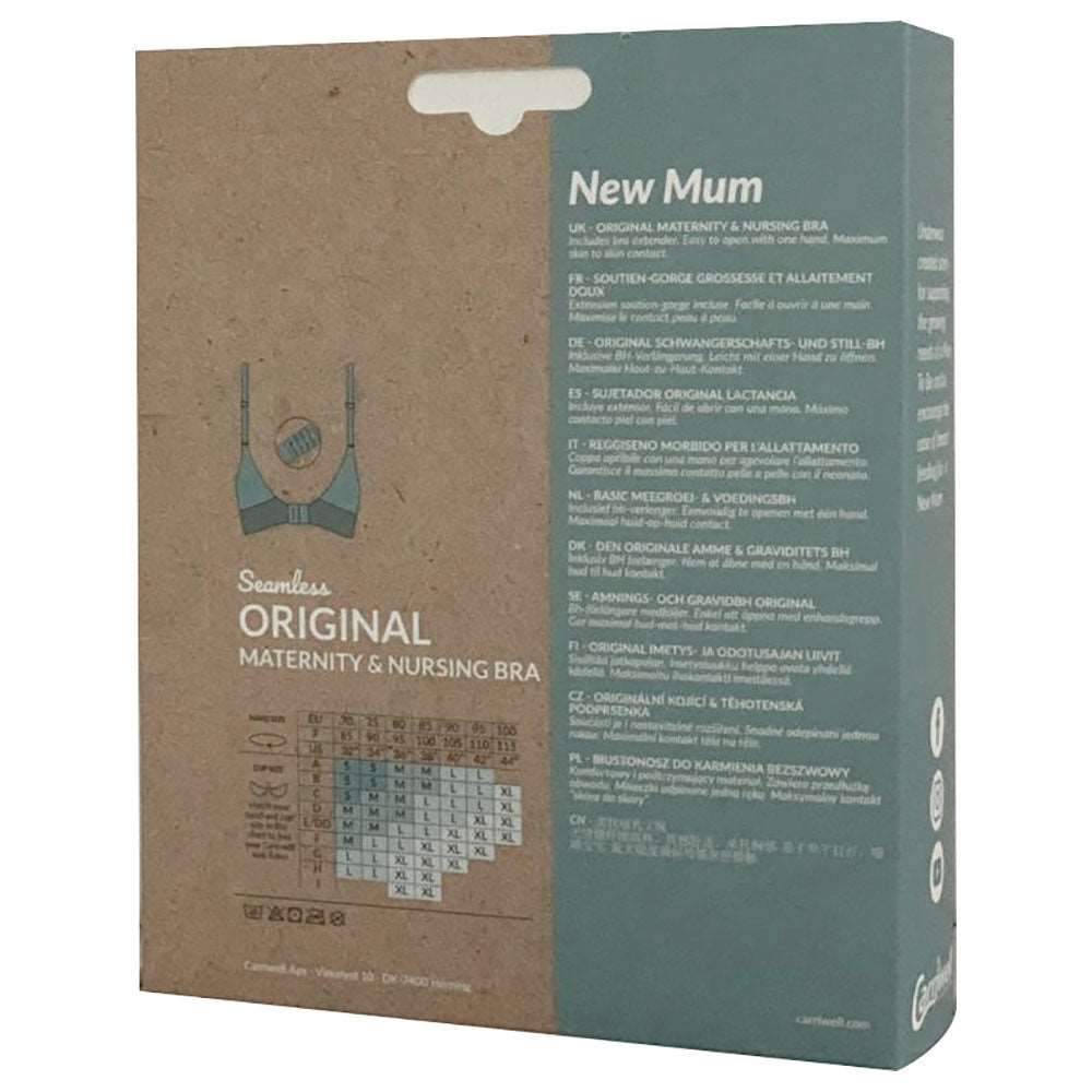 Carriwell Seamless Original Maternity & Nursing Bra - Black