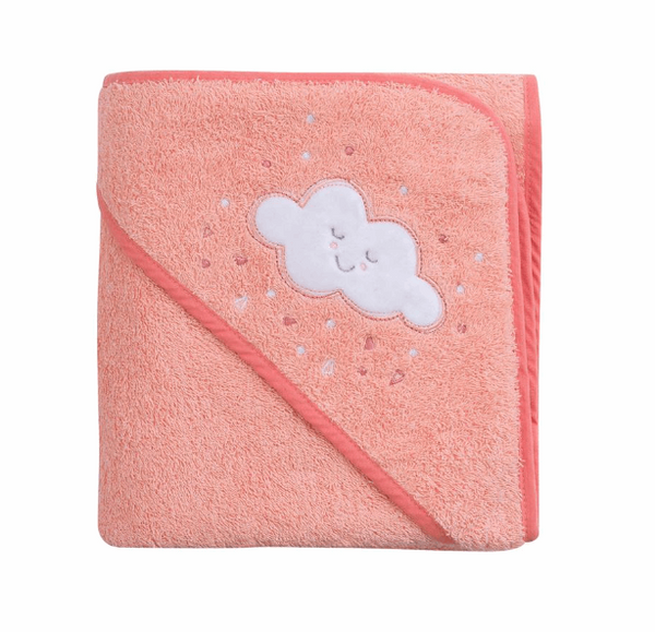 ClevaMama Soft Cotton Apron Baby Bath Towel