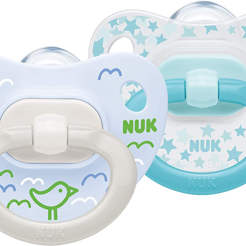 MamaApp NUK Pacifier Silicone Size 1 Happy Days (2 Pcs)