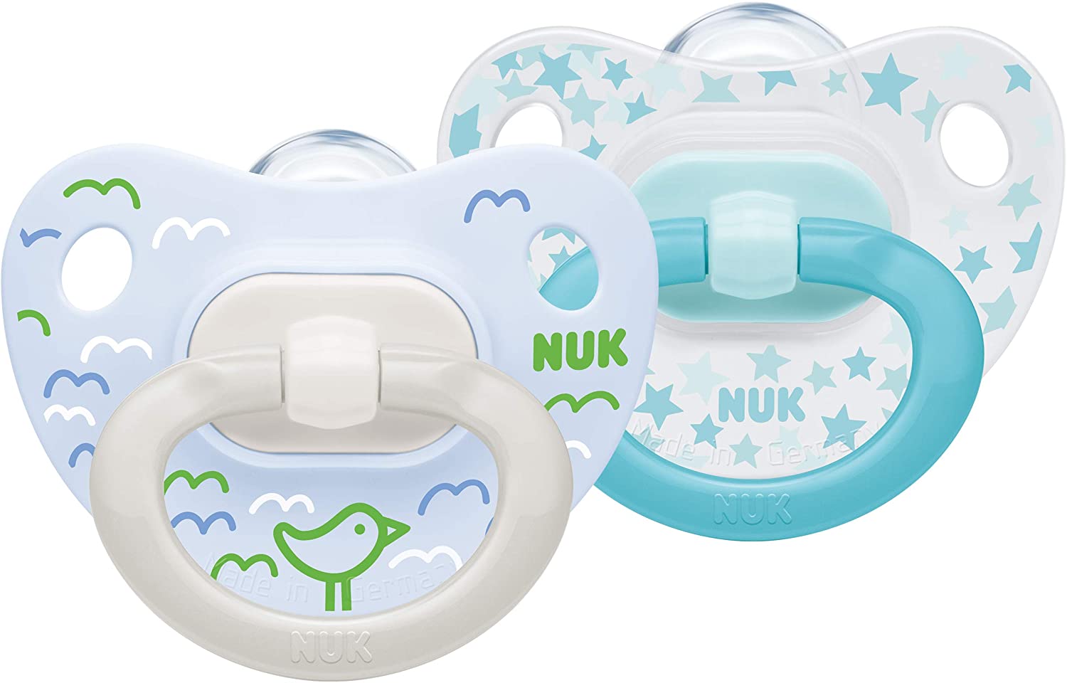 NUK Pacifier Silicone Size 1 Happy Days (2 Pcs) - MamaApp