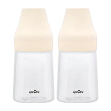 سبيكترا زجاجات تخزين ذات عنق واسع، عبوة 2، بيضاء