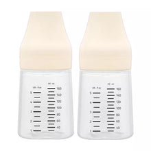 سبيكترا زجاجات تخزين ذات عنق واسع، عبوة 2، بيضاء