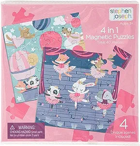 Stephen Joseph 4 IN 1 Magnetic Puzzle Book