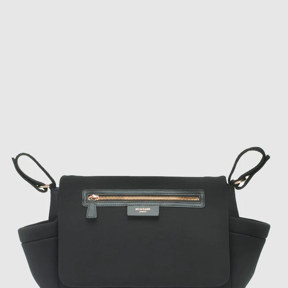 Storksak Stroller Organiser Luxe - Black Scuba