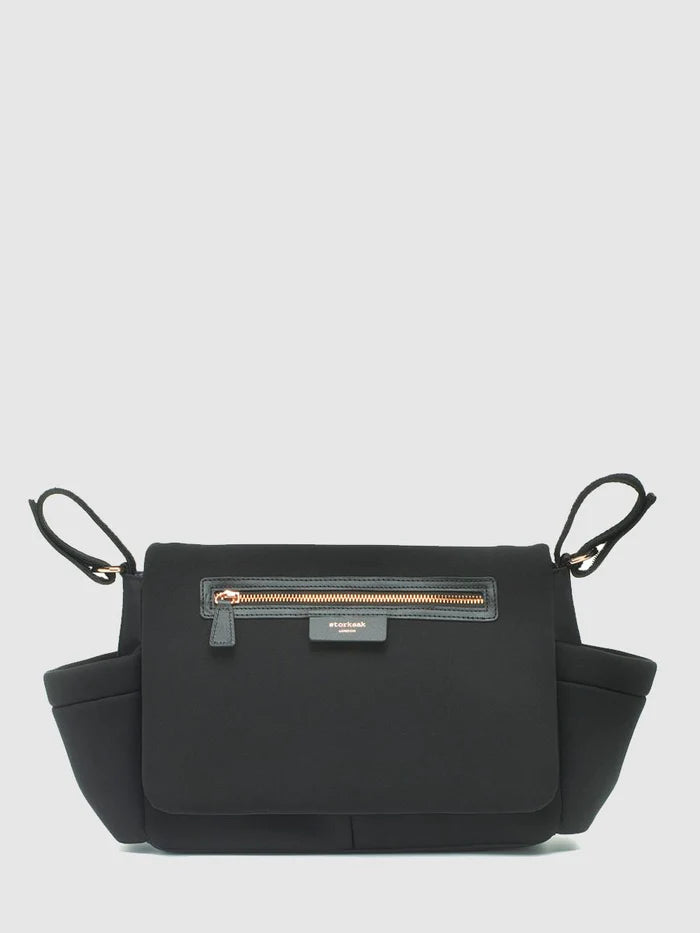 Storksak Stroller Organiser Luxe - Black Scuba