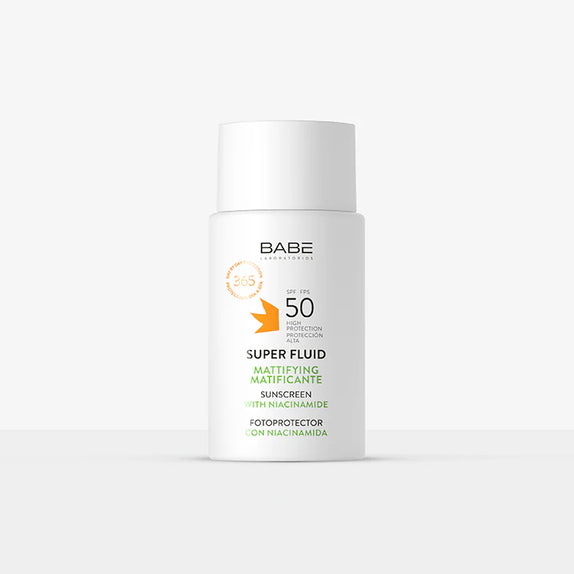 Babe super fluid sunscreen mattifying spf50