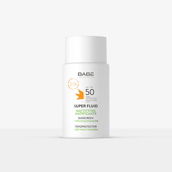 Babe Super Fluid Sunscreen SPF50 – Mattifying
