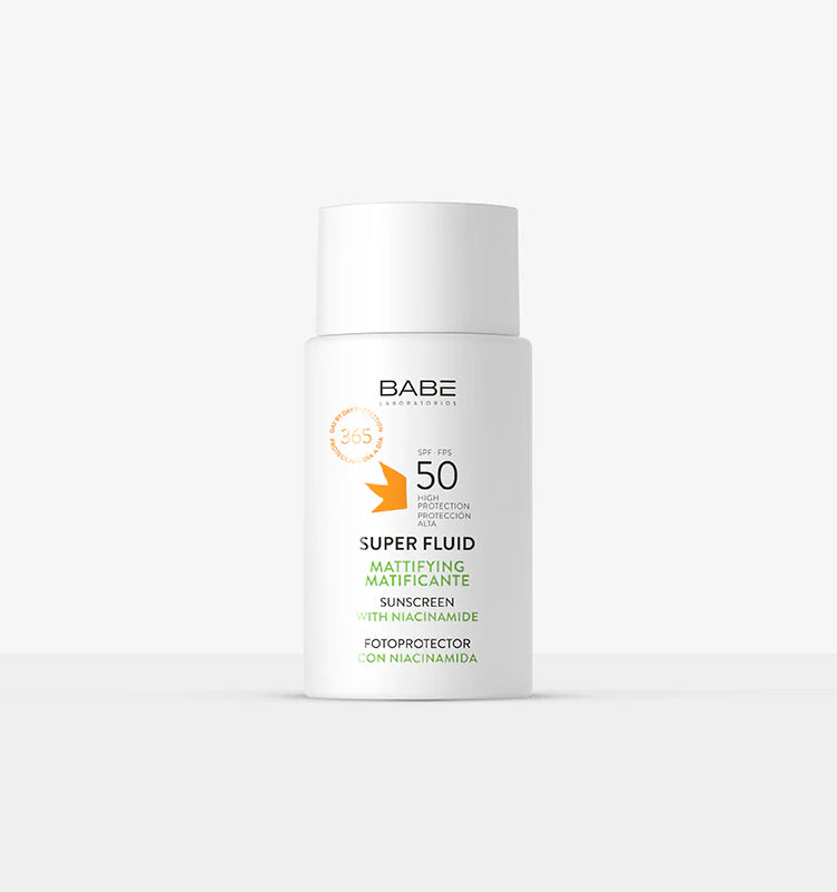 Babe Super Fluid Sunscreen SPF50 – Mattifying