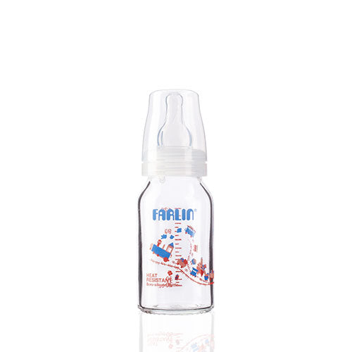 Farlin Heat Resistant a-33 Glass Feeding Bottle_120ml