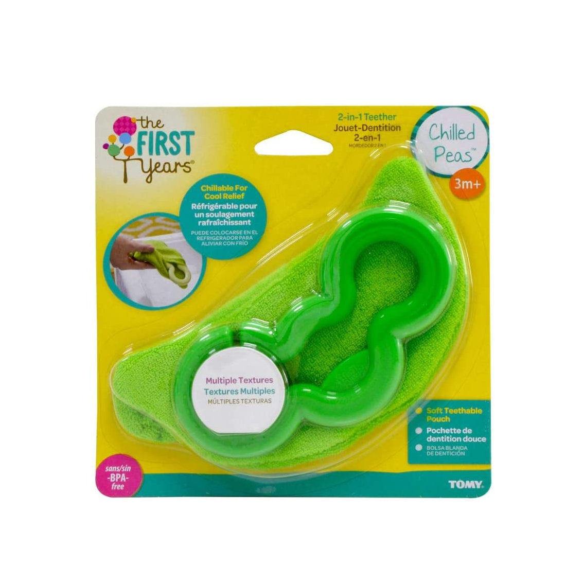 The First Years Chilled Peas 2 in1 Teether - MamaApp