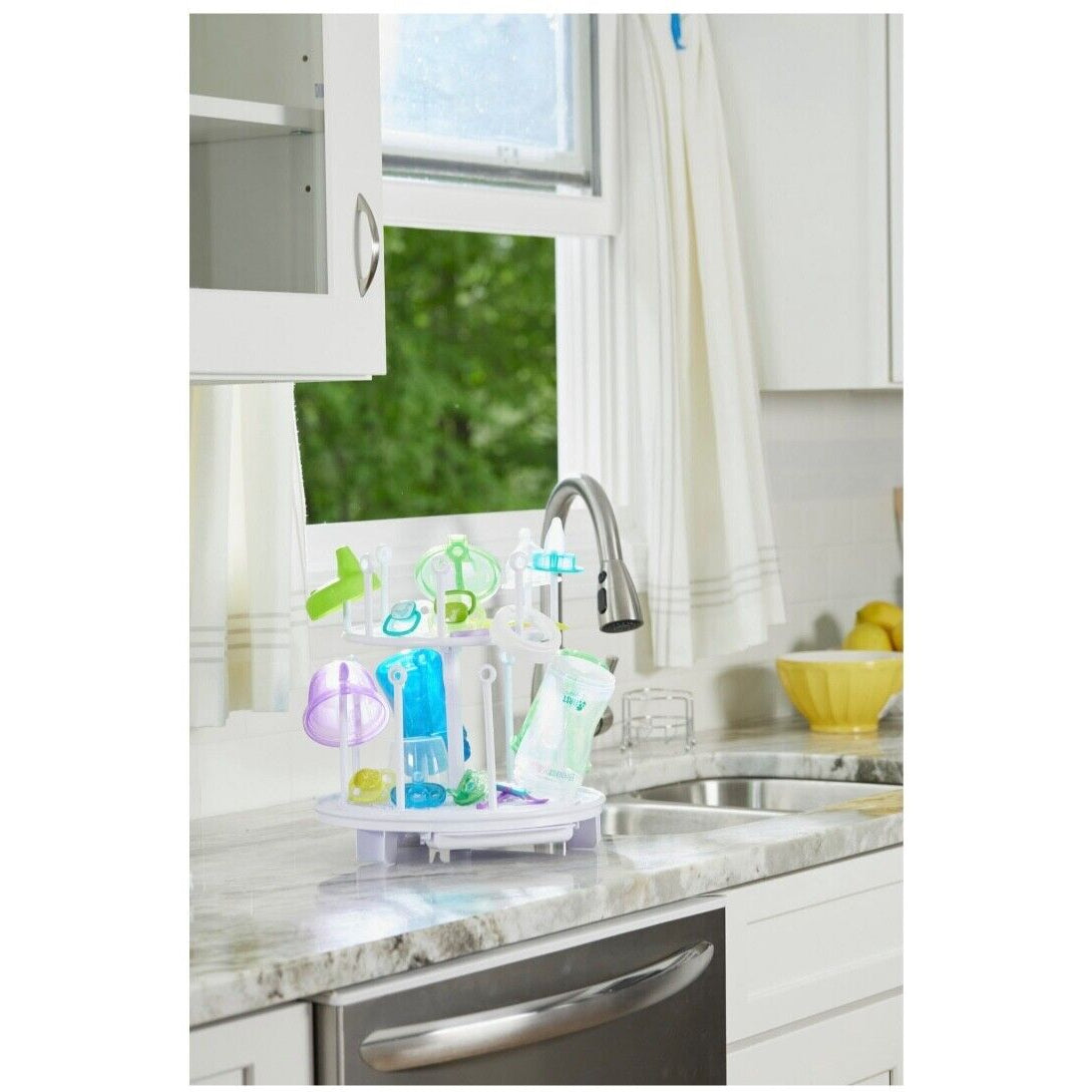 The First Years Spinning Drying Rack & Organizer - MamaApp