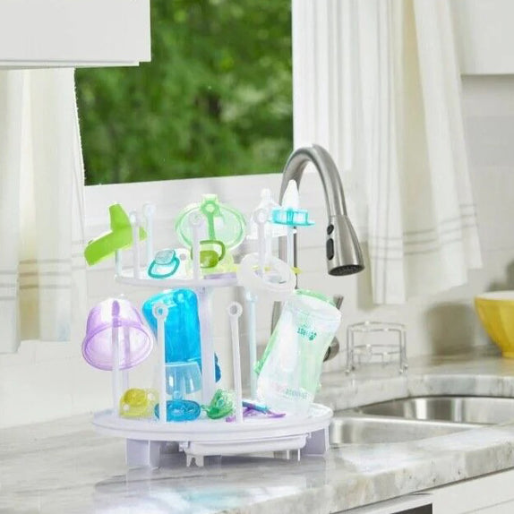 The First Years Spinning Drying Rack & Organizer - MamaApp