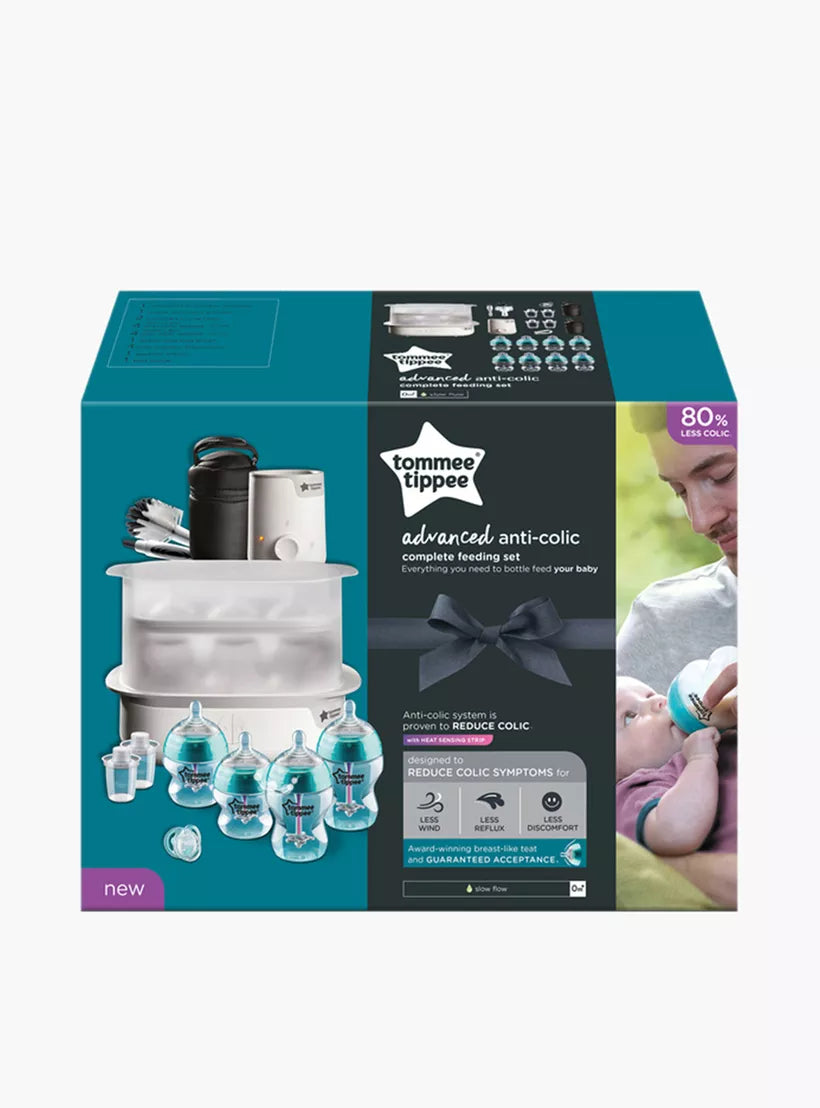 Tommee Tippee Advanced Anti-Colic Complete Feeding Set - Blue - MamaApp