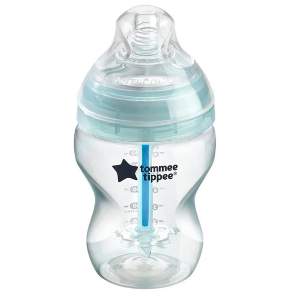 Tommee Tippee Advanced Anti-Colic Feeding Bottle – 260ml (Teal) - MamaApp