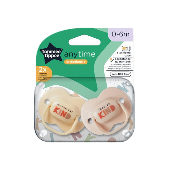 Tommee Tippee Anytime Soother 0-6 Months - MamaApp