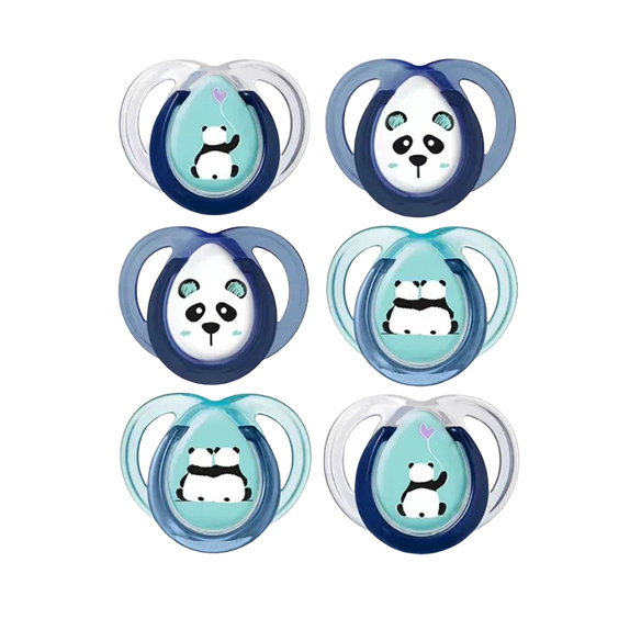 Tommee Tippee Anytime Soother 18-36 Months (Pack of 6) - MamaApp Qatar