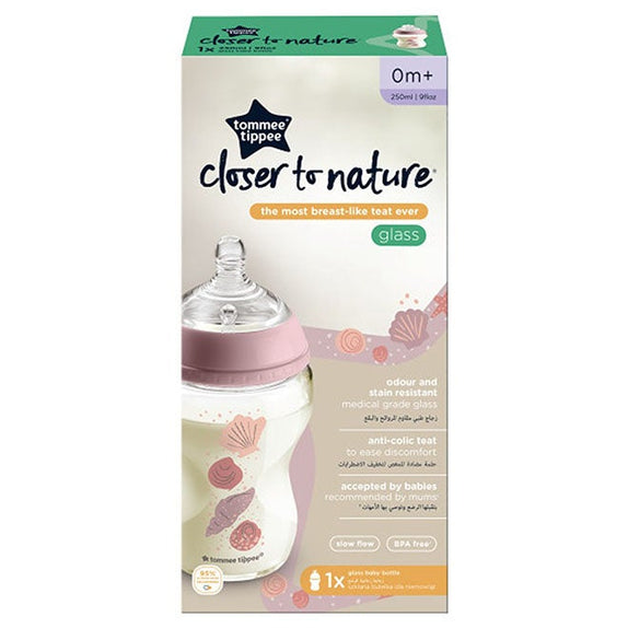 Tommee Tippee Closer To Nature Glass 250ml - MamaApp