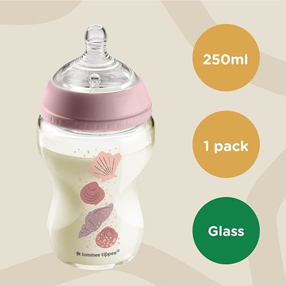 Tommee Tippee Closer To Nature Glass 250ml - MamaApp