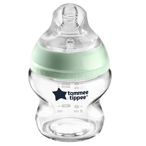 Tommee Tippee Closer To Nature Glass Feeding Bottle Clear