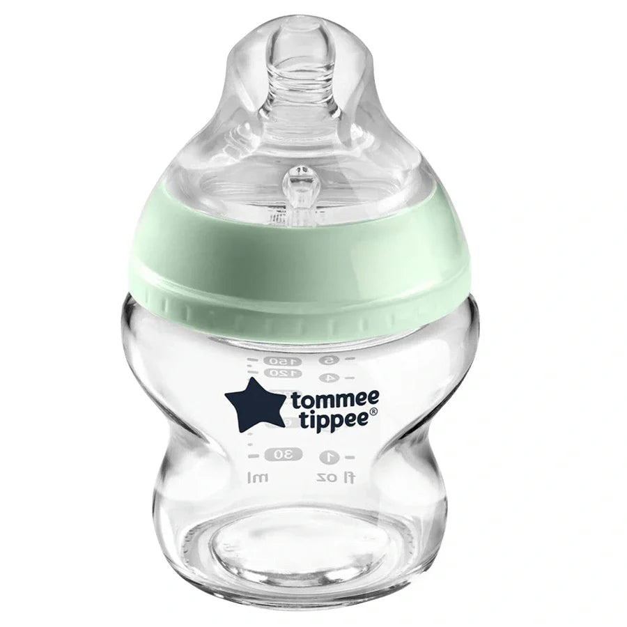 Tommee Tippee Closer To Nature Glass Feeding Bottle Clear