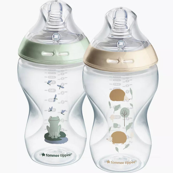 Tommee Tippee Closer to Nature Feeding Bottle, 340ml x 2 - MamaApp