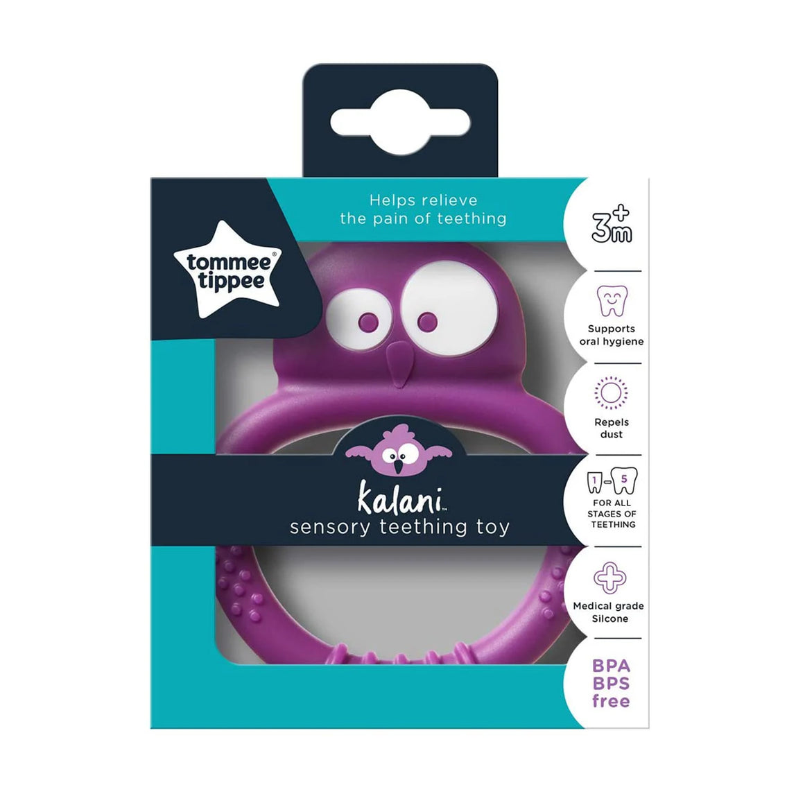 Tommee Tippee Kalani Sensory Teething Toy Mini - MamaApp