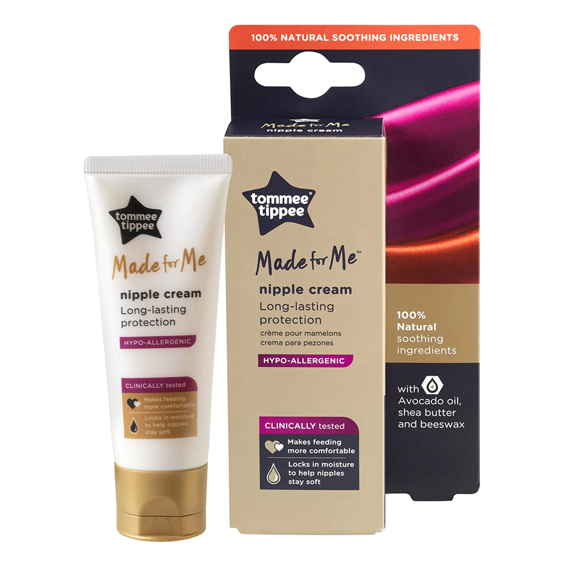 Tommee Tippee Made For Me 100% Natural Nipple Cream 40ml - MamaApp