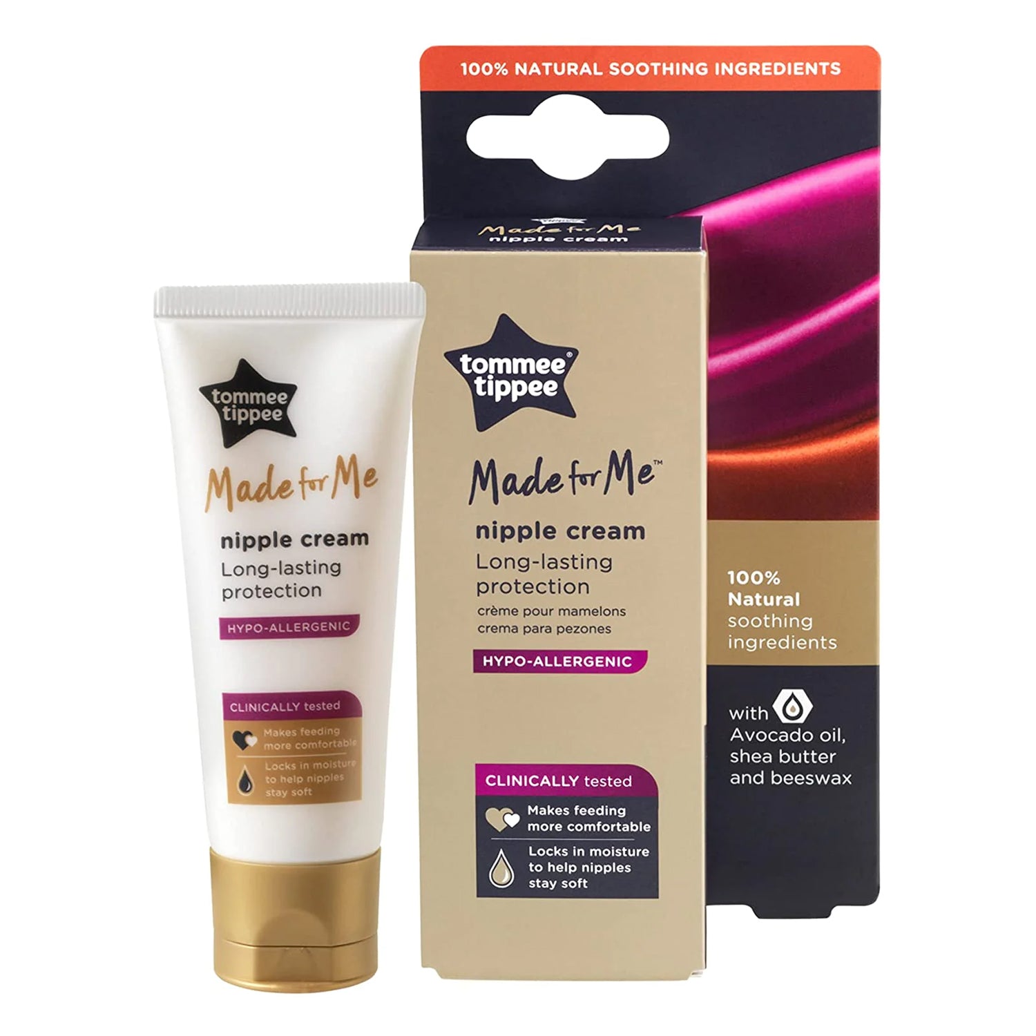 Tommee Tippee Made For Me 100% Natural Nipple Cream 40ml