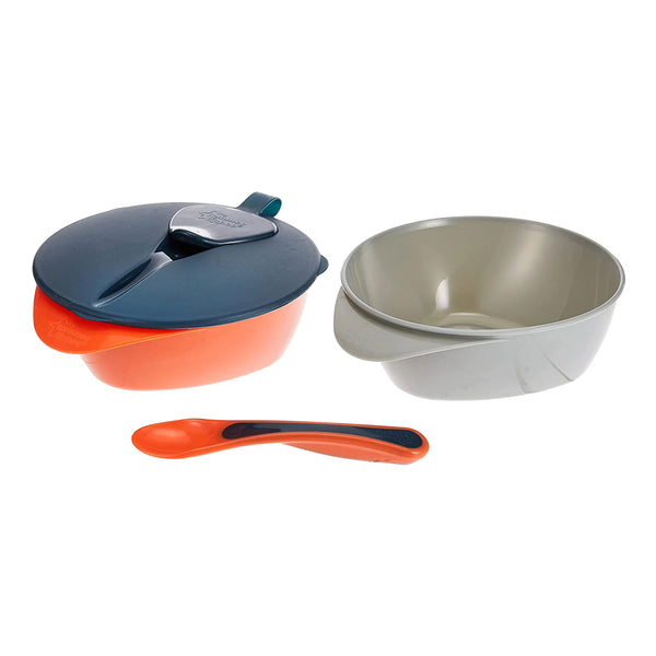  Tommee Tippee On The Go Feeding Bowls with Lid & Spoon