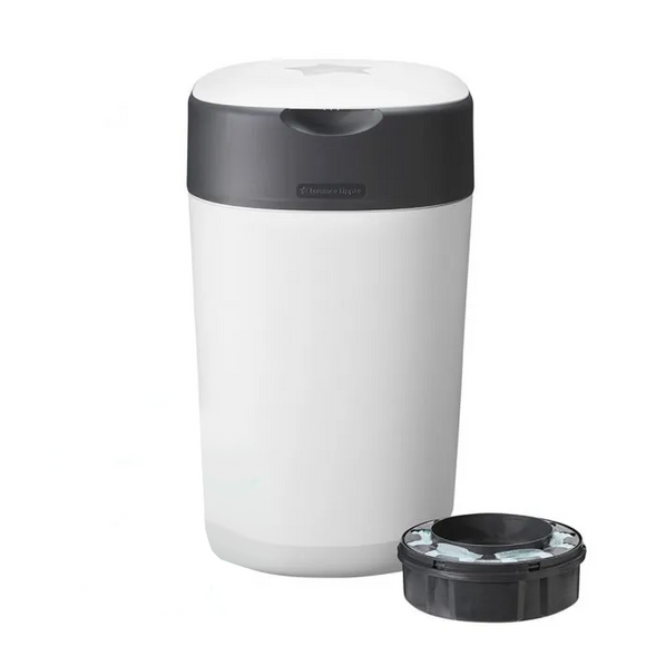 Tommee Tippee Twist and Click Advanced Nappy Bin W/ 1 Refill Cassette