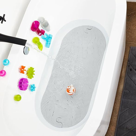 Tomy Boon Griffle Bath Mat - Grey - MamaApp
