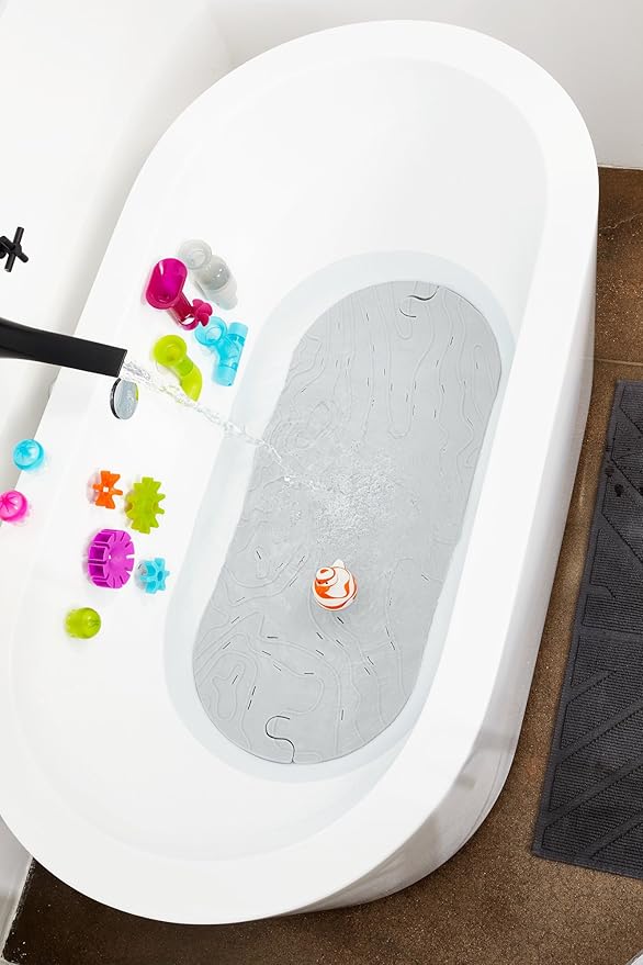 Tomy Boon Griffle Bath Mat - Grey
