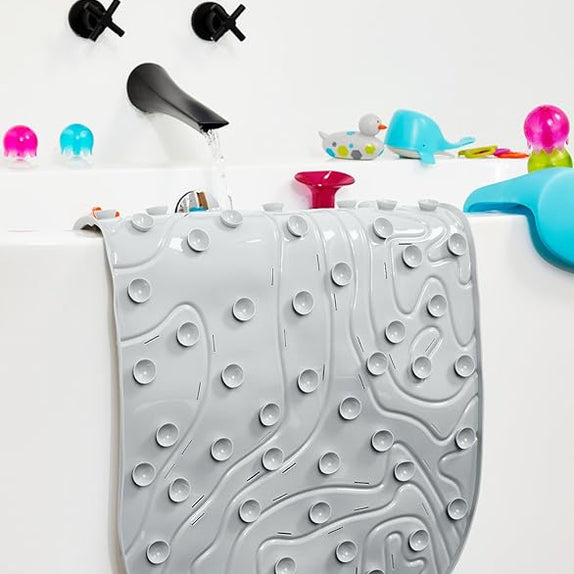 Tomy Boon Griffle Bath Mat - Grey - MamaApp