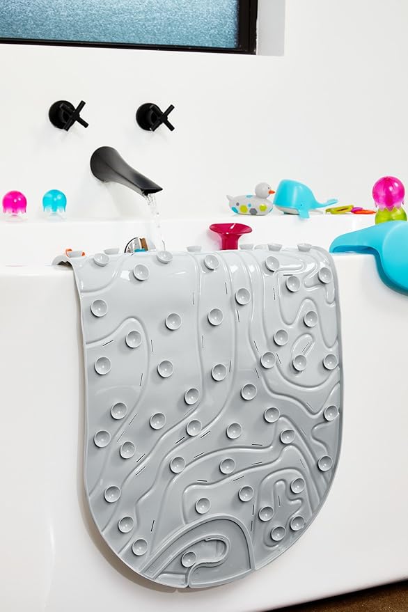Tomy Boon Griffle Bath Mat - Grey