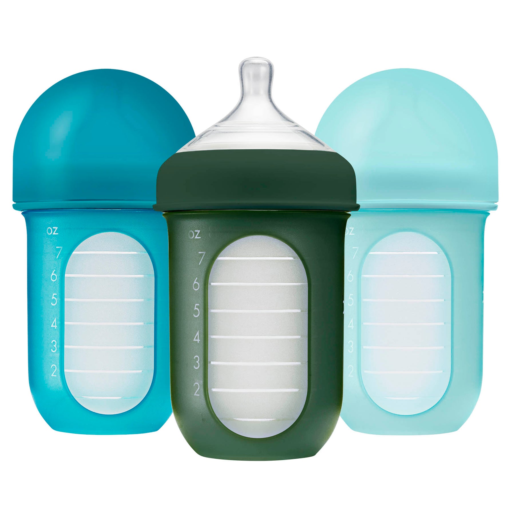 Tomy Boon Nursh Silicone Pouch Bottle 8oz 3Pk