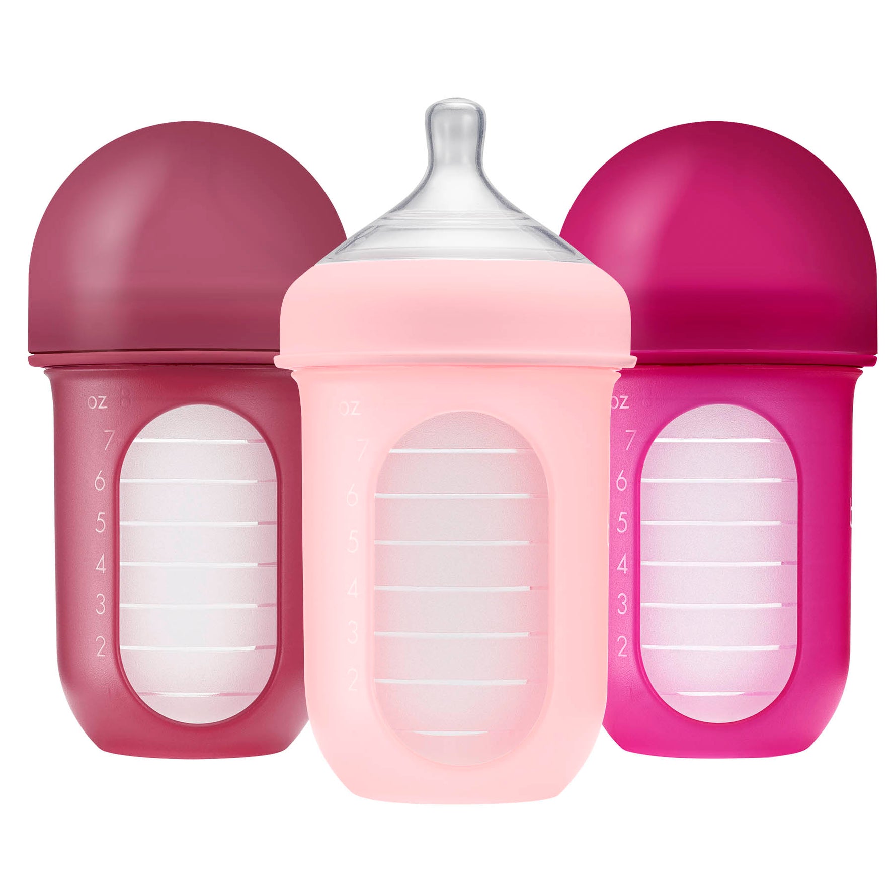 Tomy Boon Nursh Silicone Pouch Bottle 8oz 3Pk