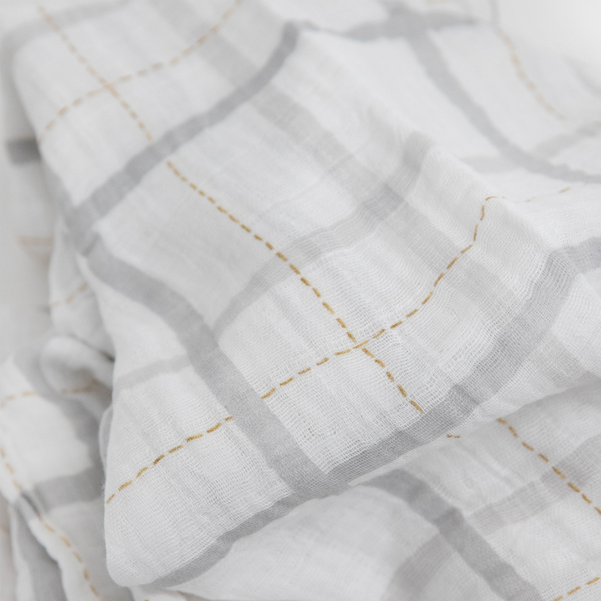 Little Unicorn 3-Pack Cotton Muslin Swaddle Set-Bees Set