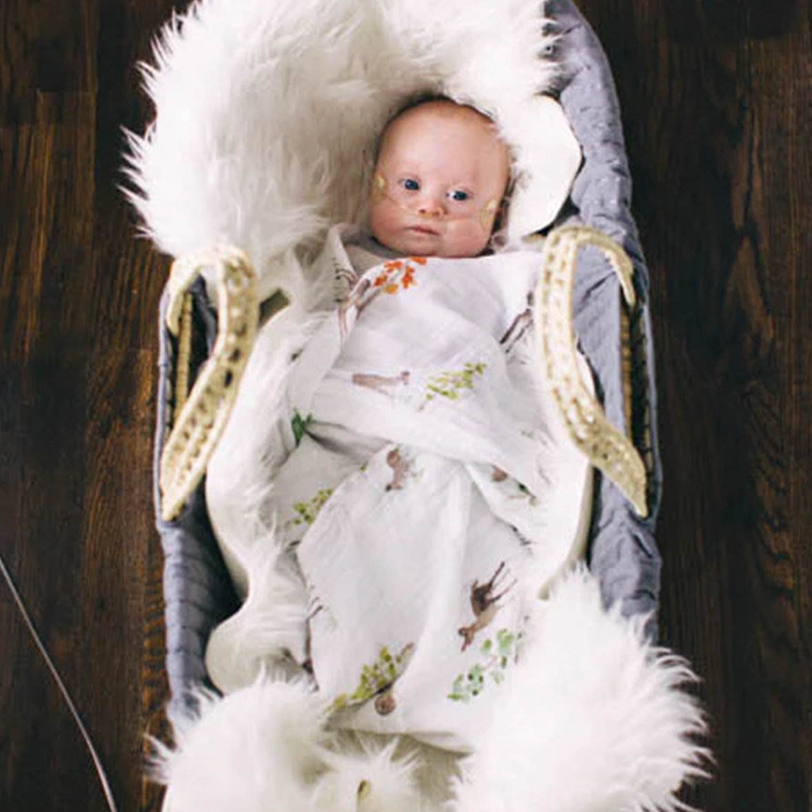 Little Unicorn Cotton Muslin Swaddle