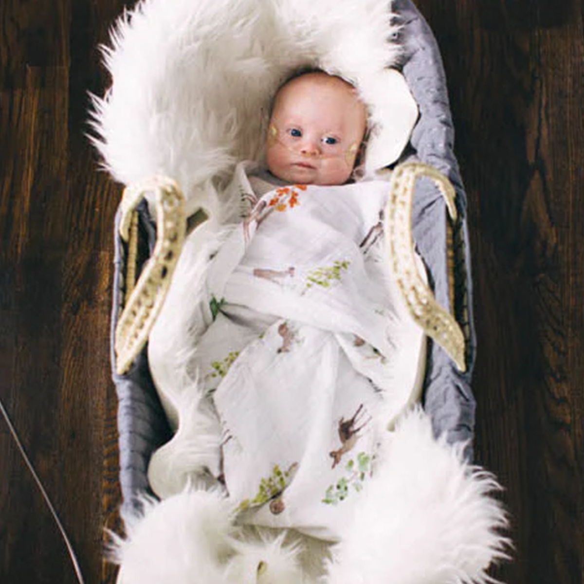 Little Unicorn Cotton Muslin Swaddle